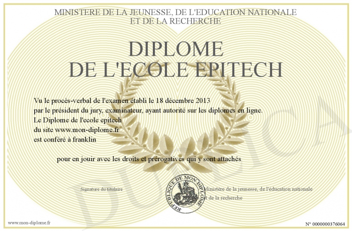 diplome epitech